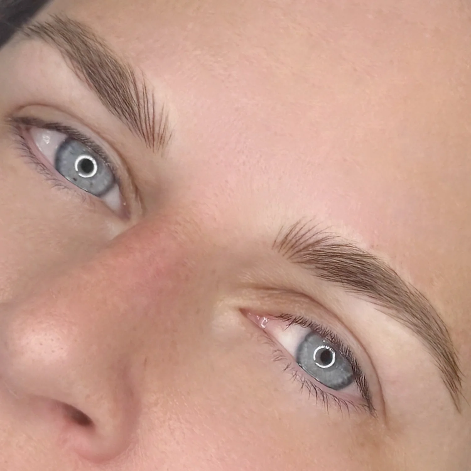 Healed brows