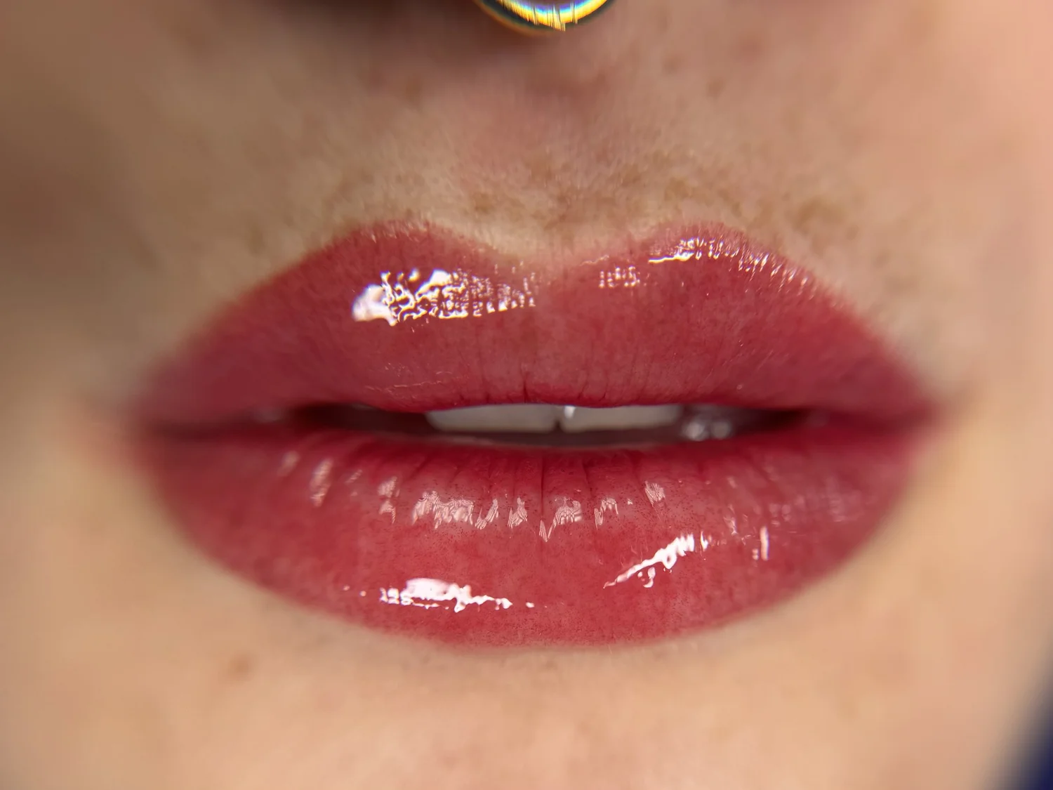Lip blush result